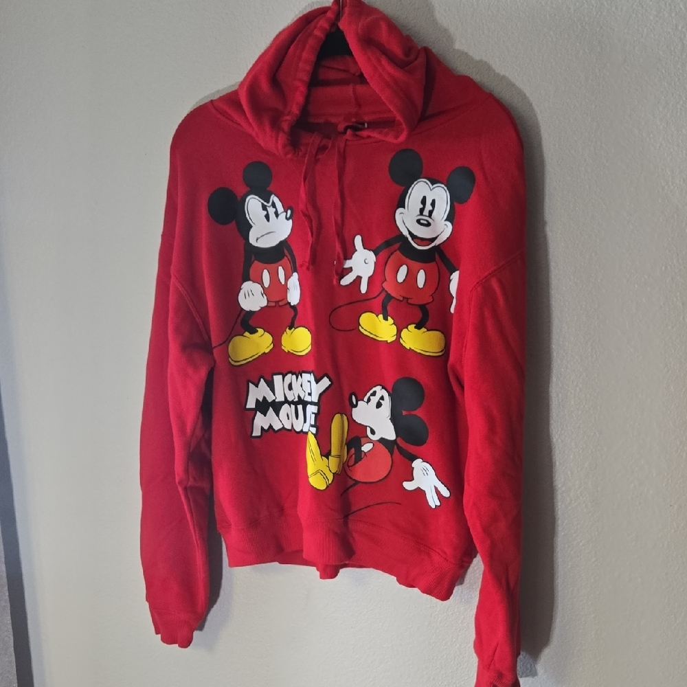 Disney Red Mickey Mouse Kids Hoodie